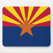 Mousepad with Flag of Arizona State - USA Muismat (Voorkant)