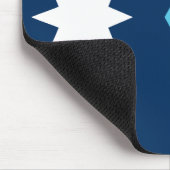 Mousepad with Flag of Minnesota, USA Muismat (Hoek)