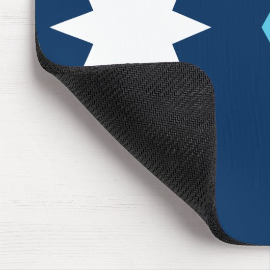 Mousepad with Flag of Minnesota, USA Muismat (Hoek)