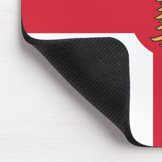 Mousepad with Flag of Montreal, Canada Muismat (Hoek)