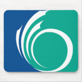 Mousepad with Flag of Ottawa, Canada Muismat (Voorkant)