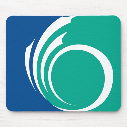 Mousepad with Flag of Ottawa, Canada Muismat (Voorkant)