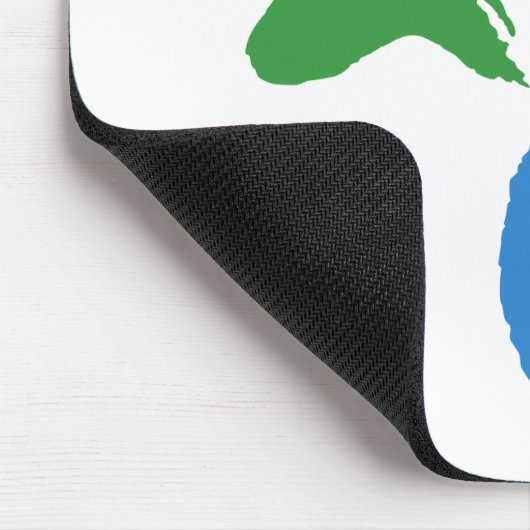 Mousepad with Flag of Seoul, South Korea Muismat (Hoek)