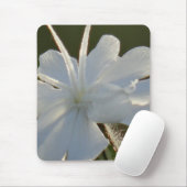 Mousepad witte bloem muismat (Met muis)