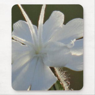 Mousepad witte bloem muismat