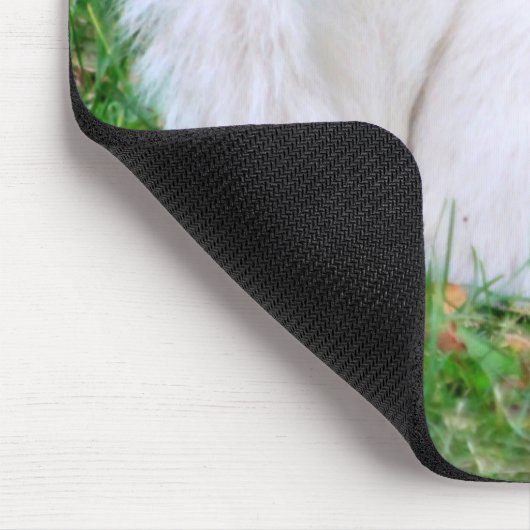 Mousepad - Witte eekhoorn Muismat (Hoek)