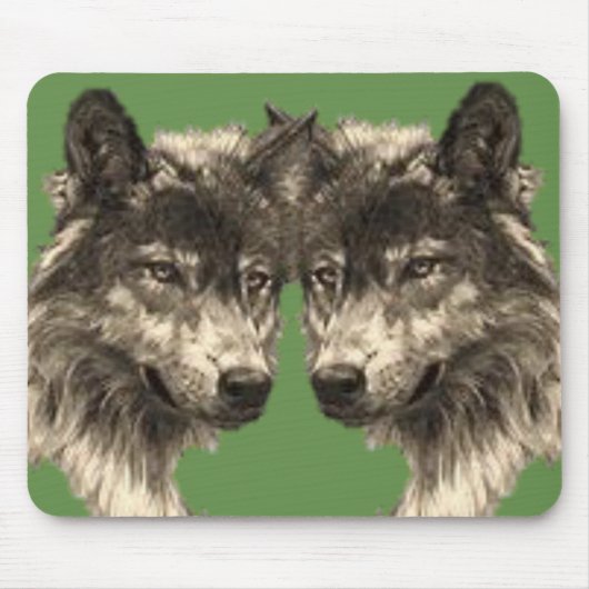 Mousepad Wolf Muismat (Voorkant)