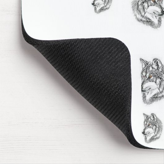 Mousepad Wolf Muismat (Hoek)