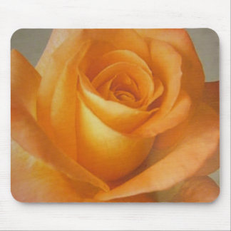 Mousepad Yellow Oranje Roos Bloem op Muismat