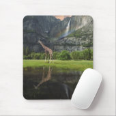 mousepad yosemite herfsten giraffe regenboog muismat (Met muis)