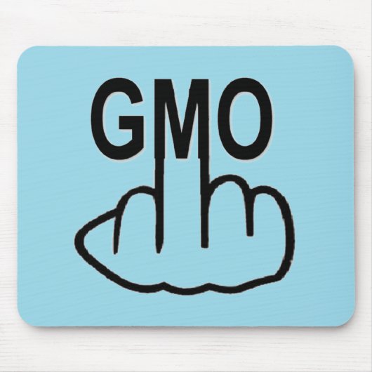 Mousepad zegt nee tegen GGO Muismat (Voorkant)