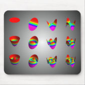 mousepad, Zernike-tabel 3 x 4 Muismat (Voorkant)