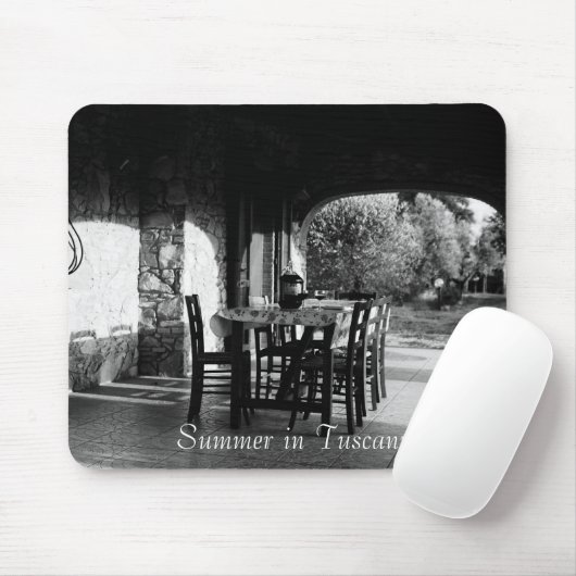 Mousepad: Zomer in Toscane Muismat (Met muis)