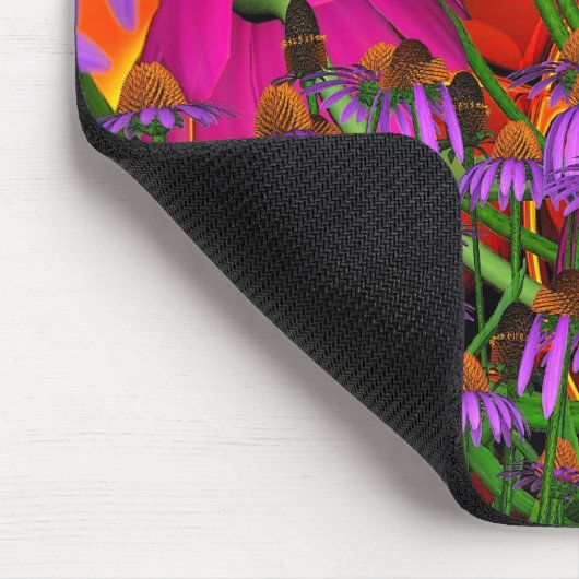 Mousepad Zonneschijn Bloemen Muismat (Hoek)