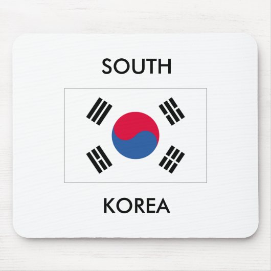Mousepad Zuid-Korea Muismat (Voorkant)