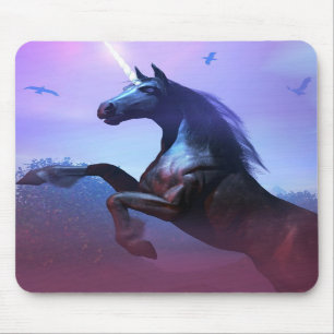 Mousepad (zwart en Majestic) Muismat