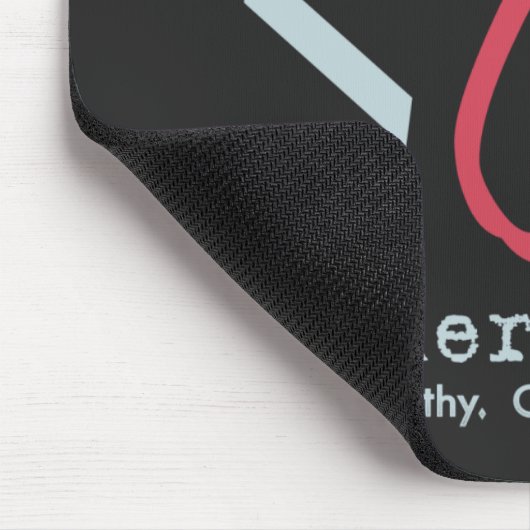 Mousepad - zwart muismat (Hoek)