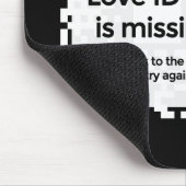 Mousepad - ZWART - QR - PURE Collectie Muismat (Hoek)