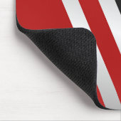 Mousepad, zwart, rood, grijs, wit, abstract muismat (Hoek)