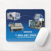 mousepadblue muismat (Met muis)