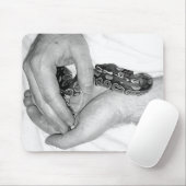 Mouser pad! Baby Nova morph BP in handen Muismat (Met muis)