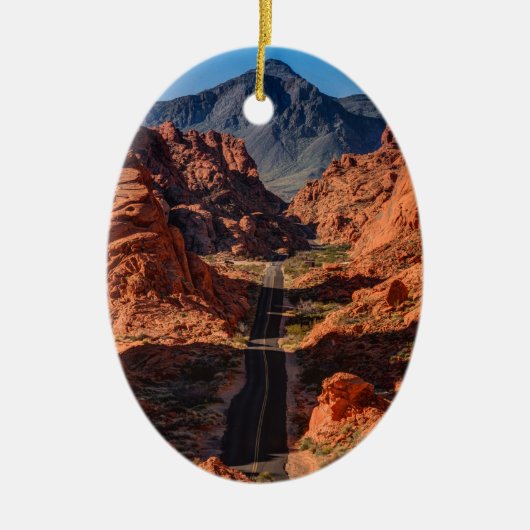 Mouses Tank Road - Valley of Fire - Nevada Keramisch Ornament (Voorkant)
