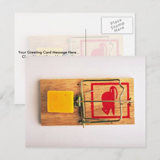 Mousetrap Briefkaart (Voorkant / Achterkant)