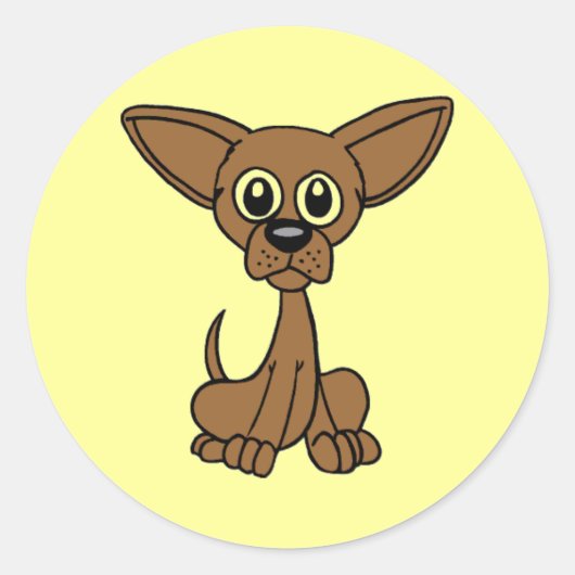 Mousey Dog Sticker (Voorkant)