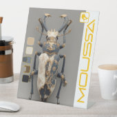 MOUSSA  PEDESTAL SIGN RECLAMEBORD MET VOETSTUK (Insitu)