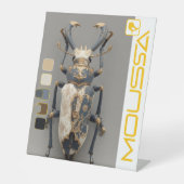 MOUSSA PEDESTAL SIGN RECLAMEBORD MET VOETSTUK (Voorkant)