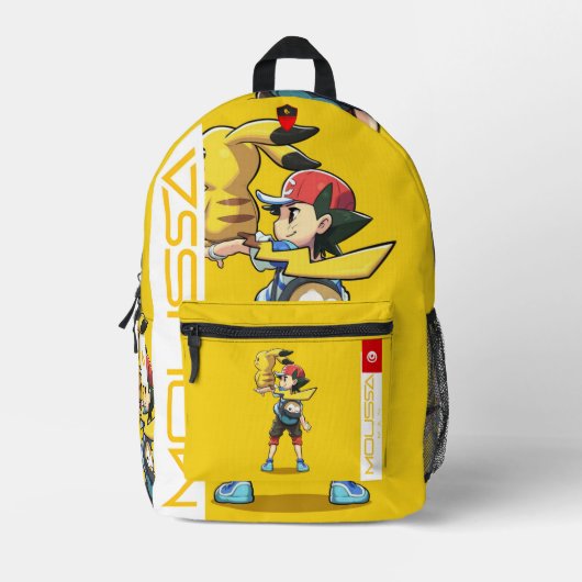 MOUSSA Print Cut Sew Bag Bedrukte Rugzak (Voorkant)