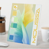 MOUSSA RECLAMEBORD MET VOETSTUK (Insitu)