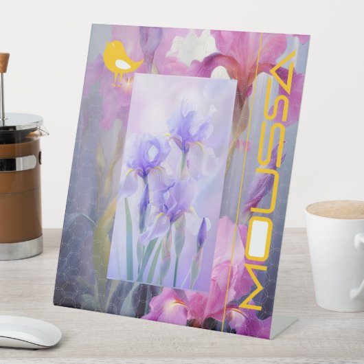 MOUSSA RECLAMEBORD MET VOETSTUK (Insitu)