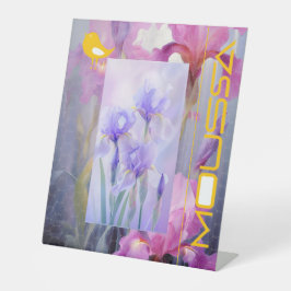 MOUSSA RECLAMEBORD MET VOETSTUK