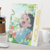 MOUSSA VOETSTUK BORDJE RECLAMEBORD MET VOETSTUK (Insitu)