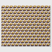 Moussaka Grieks-mediterraan voedseleiplant Aardapp Cadeaupapier (Vlak)