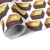 Moussaka Grieks-mediterraan voedseleiplant Aardapp Cadeaupapier (Rol Hoek)