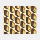 Moussaka Grieks-mediterraan voedseleiplant Aardapp Fleece Deken (Voorkant (Horizontaal))