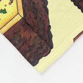 Moussaka Grieks-mediterraan voedseleiplant Aardapp Fleece Deken (Hoek)