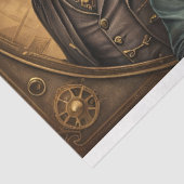 Mousseline Animal trio Steampunk Hat Tissue paper Tissuepapier (Detail)