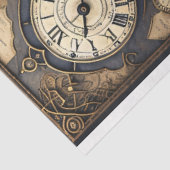 Mousseline Clocks Steampunk watches Tissue paper Tissuepapier (Detail)