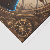 Mousseline Cute Cat Steampunk Hat Tissue paper Tissuepapier (Detail)