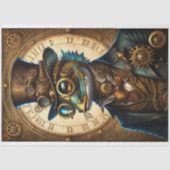 Mousseline Cute Fish Steampunk Hat Tissue paper Tissuepapier (Voorkant)