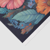 Mousseline Cute Sloth & Flower Hat v6 Tissue paper Tissuepapier (Detail)