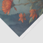 Mousseline Flower Hat Monkey chimp v6 Tissue paper Tissuepapier (Detail)