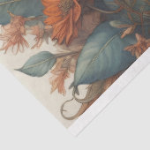 Mousseline Flower Hat Monkey chimp v9 Tissue paper Tissuepapier (Detail)