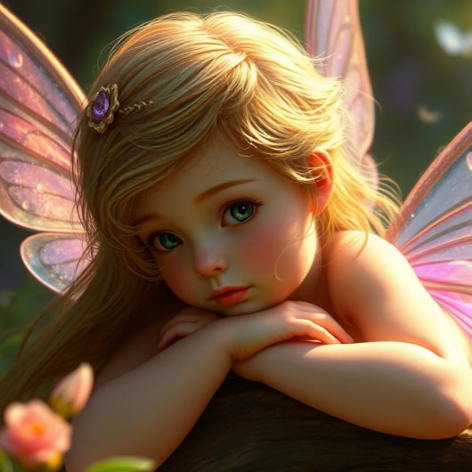 Mousseline Magical Fairy Princess Decoupage Tissuepapier