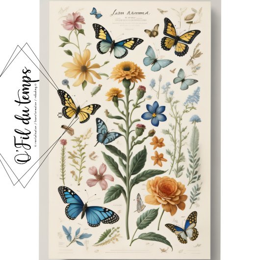 MOUSSELINE PAPIER Zomerbloemen v2 Tissue paper