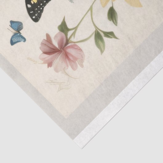 MOUSSELINE PAPIER Zomerbloemen v2 Tissue paper (Detail)