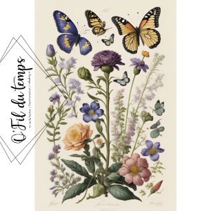 MOUSSELINE PAPIER Zomerbloemen v3 Tissue paper